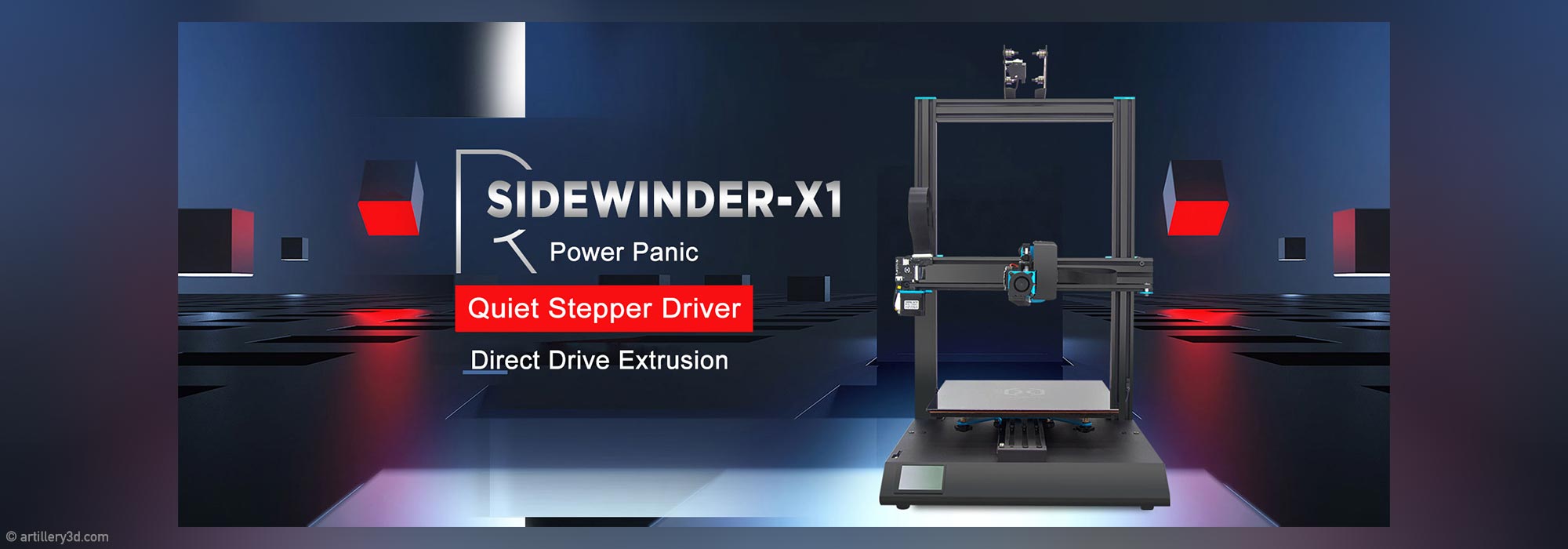 Artillery Sidewinder X1 3D-Drucker im Test